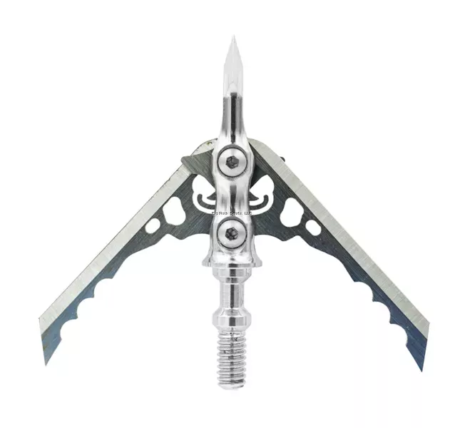Rage Hypodermic NC Crossbow Broadhead, 100gr, 2 Blade, 2" Cut, 3 Pack R38200