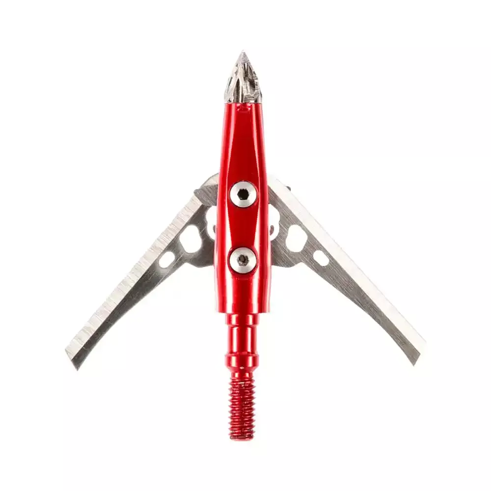 Rage R38901 Broadhead 2 Blade Chisel Tip NC (NO Collar) 3 Pkg R38901