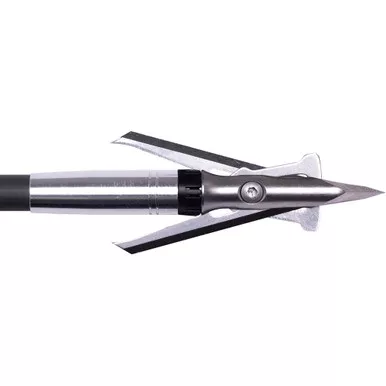 Rage R60003 Hypo 2 Series Broadheads, 125 Grain, 2 Inches, Stainless, 4 Pack