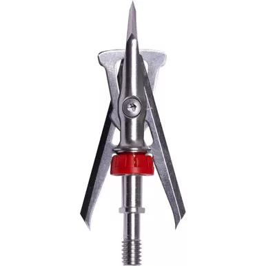 Rage R60004 Hypo 2 Crossbow Broadheads, 125 Grain, 2 Inches, Stainless, 4 Pack