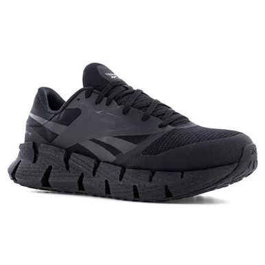 REEBOK Women's FloatZig Composite Toe Black Athletic Work Shoes (RB303)