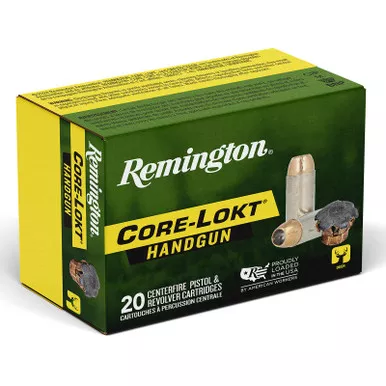 Remington Ammunition 20272 Core-Lokt 45Colt 237gr Jacketed Hollow Point 20 Per Box/10 Case