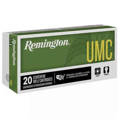 Remington Ammunition 23813 UMC 22-250Rem 50gr Jacketed Hollow Point 20 Per Box/10 Case