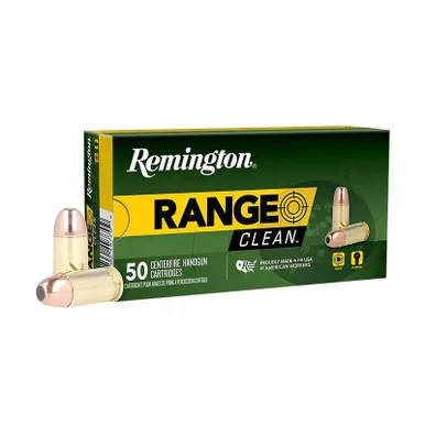 Remington Ammunition 27687 Range Clean 45ACP 230gr Flat Nose Enclosed Base 50 Per Box/10 Case