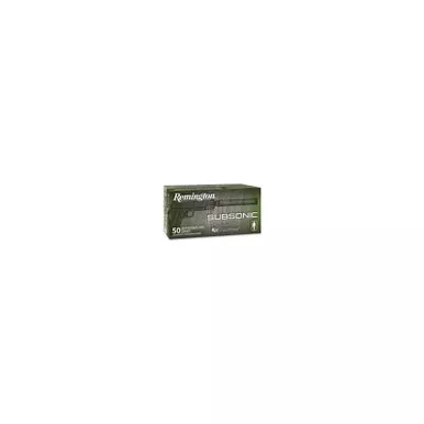 Remington Ammunition 28428 Subsonic 45ACP 230gr Flat Nose Enclosed Base 50 Per Box/10 Case
