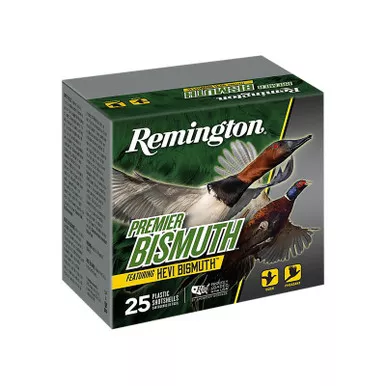 Remington Ammunition R20505 Premier Bismuth 12Gauge 2.75" 1 1/4oz 5Shot 25 Per Box/10 Case