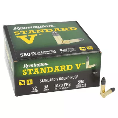 Remington Ammunition R20988 22LR 38gr 550 Per Box/12 Case