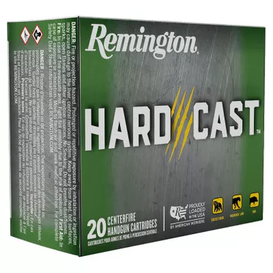Remington Ammunition R28908 9mmLuger+P 147gr Hard Cast 20 Per Box/10 Case