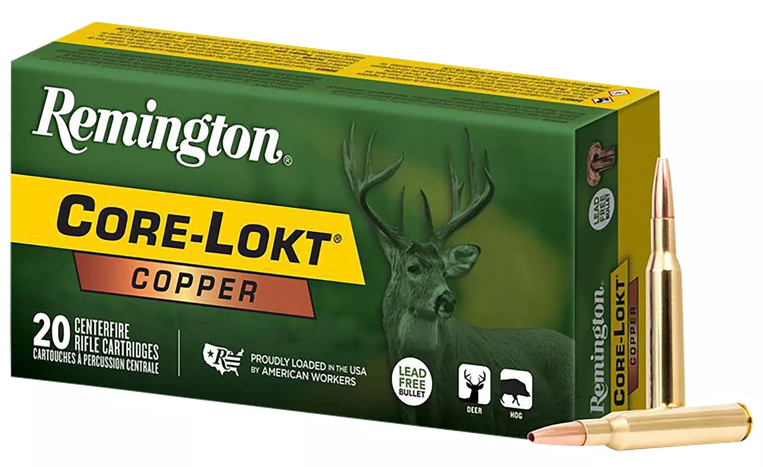 Remington Core-Lokt Copper 270 Win. 130 Gr. Copper HP 20/Box