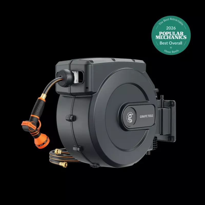 Retractable Garden Hose Reel-5/8 in-115ft