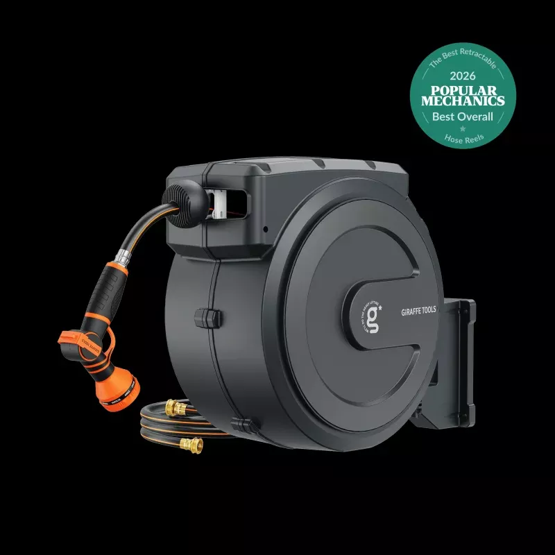 Retractable Garden Hose Reel-5/8in-90ft
