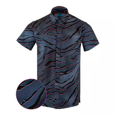 RETRO RIFLE Tiger Short Sleeve Shirt (82297284596526-par)