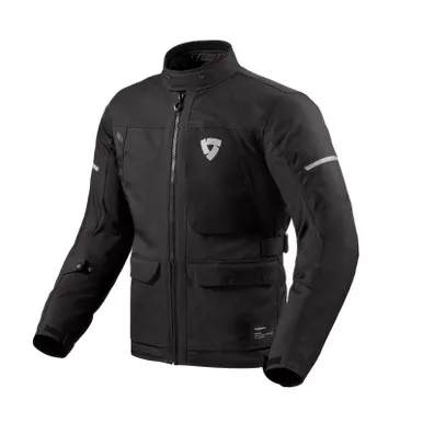 REV'IT! Men's Convergent H2O Black Jacket (FJT432-1010)