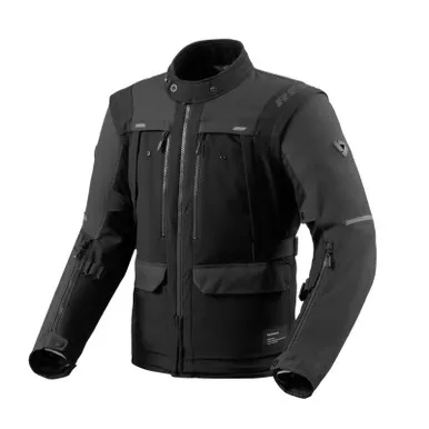 REV'IT! Men's Offtrack 3 H2O Black Motorcycle Jacket (FJT434-1010)