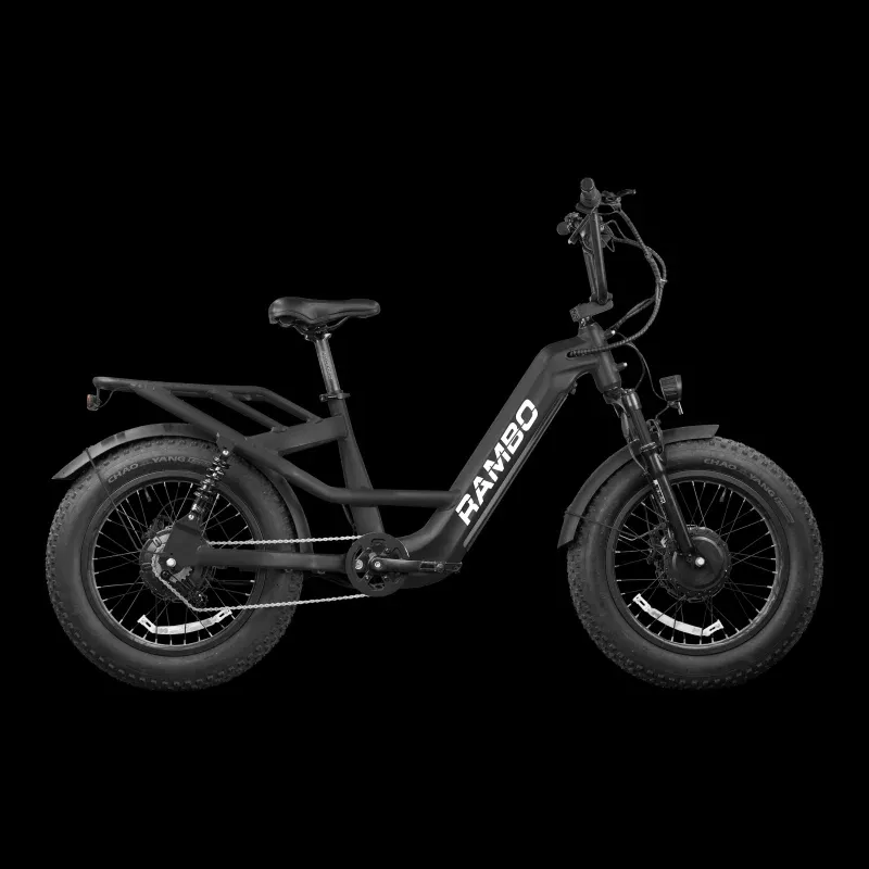 Revolt AWD Step Thru Bike|Black&OD Green