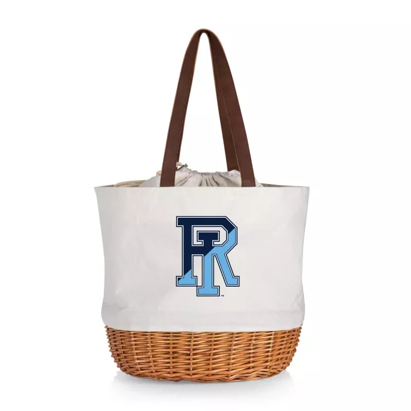 Rhode Island Rams – Coronado Canvas and Willow Basket Tote