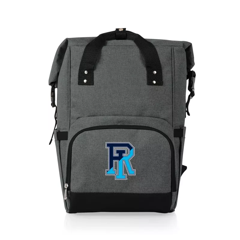 Rhode Island Rams – On The Go Roll-Top Backpack Cooler