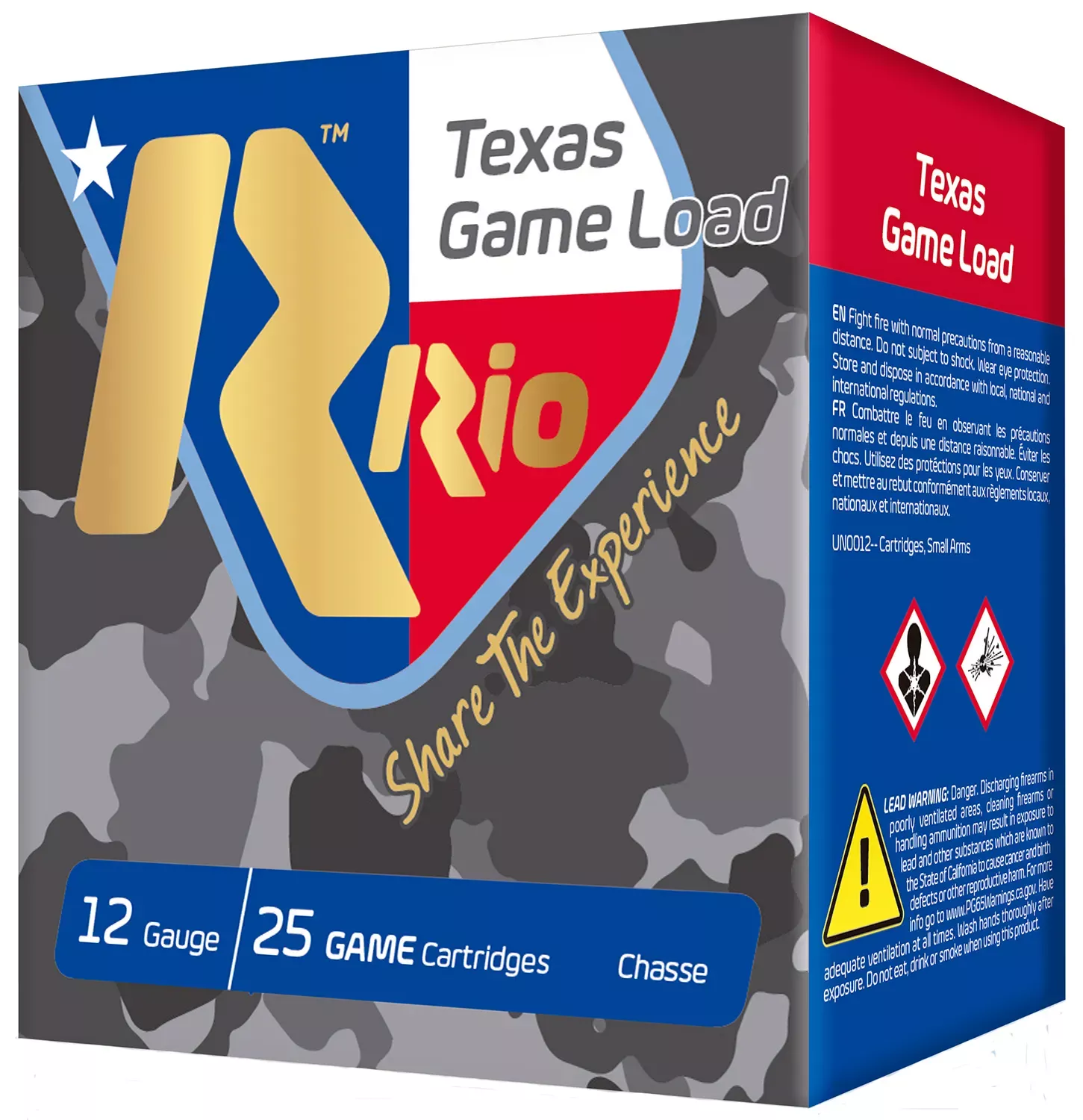Rio Ammunition Top Game Texas Game Load 12 GA 2.75" 1-1/4 oz. 8 Shot 25/Box
