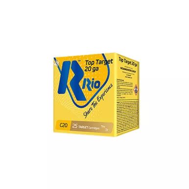 Rio Ammunition TT208 Top Target 20Gauge 2.75" 7/8oz 8Shot 25 Per Box/10 Case