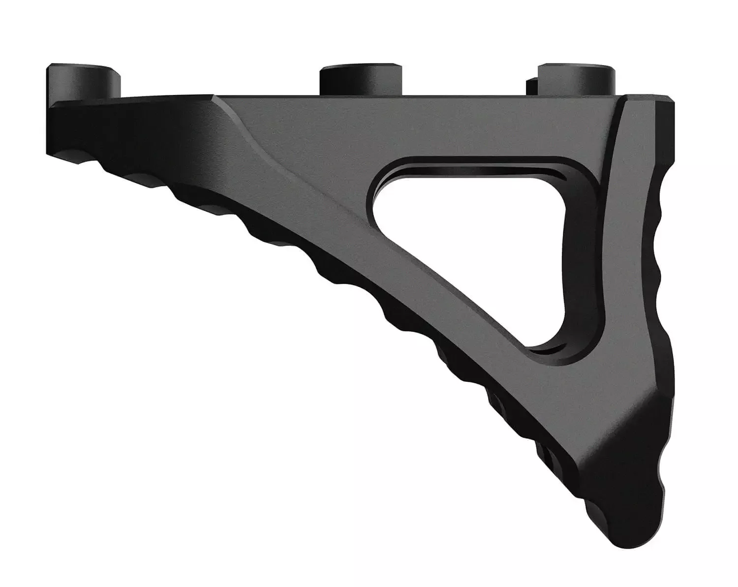 Rise Armament Micro Hand Stop Skeletonized Black Aluminum M-LOK Handguard