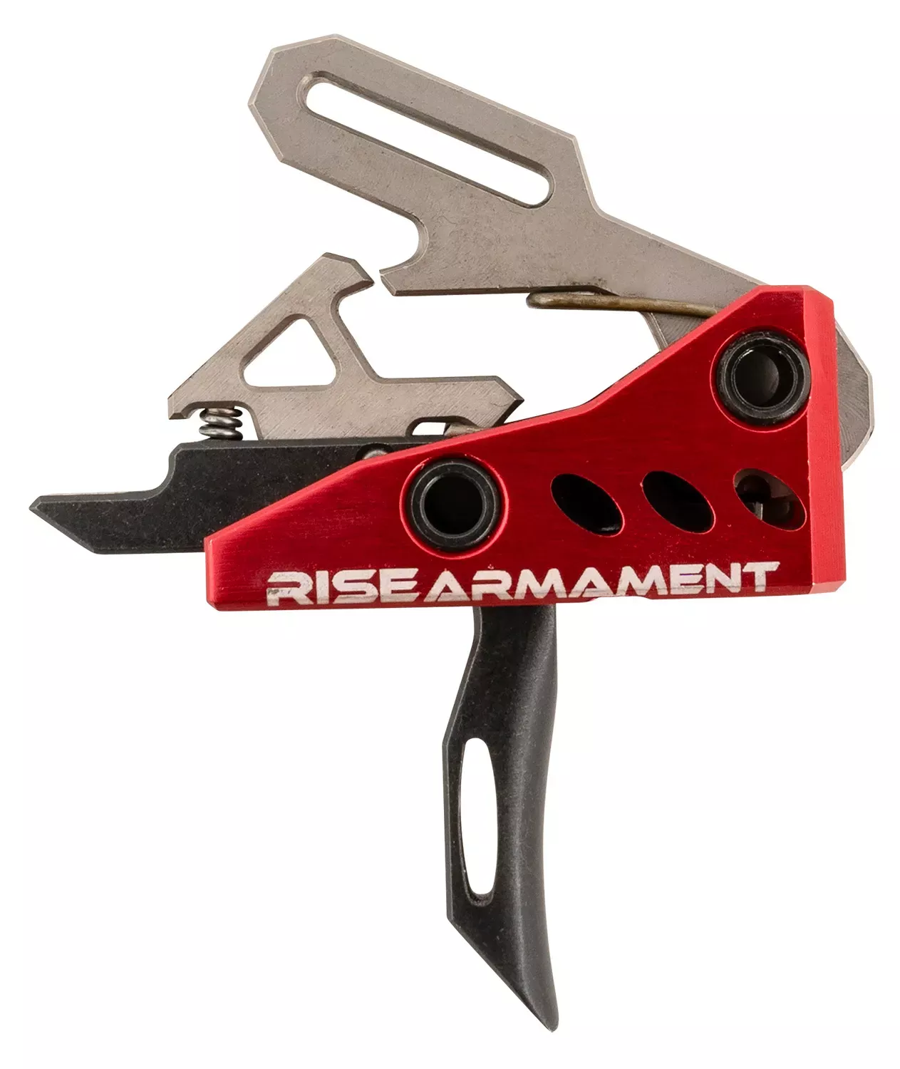Rise Armament RA-535 Advanced Performance Single-Stage Straight Trigger Red & Black AR-Platform