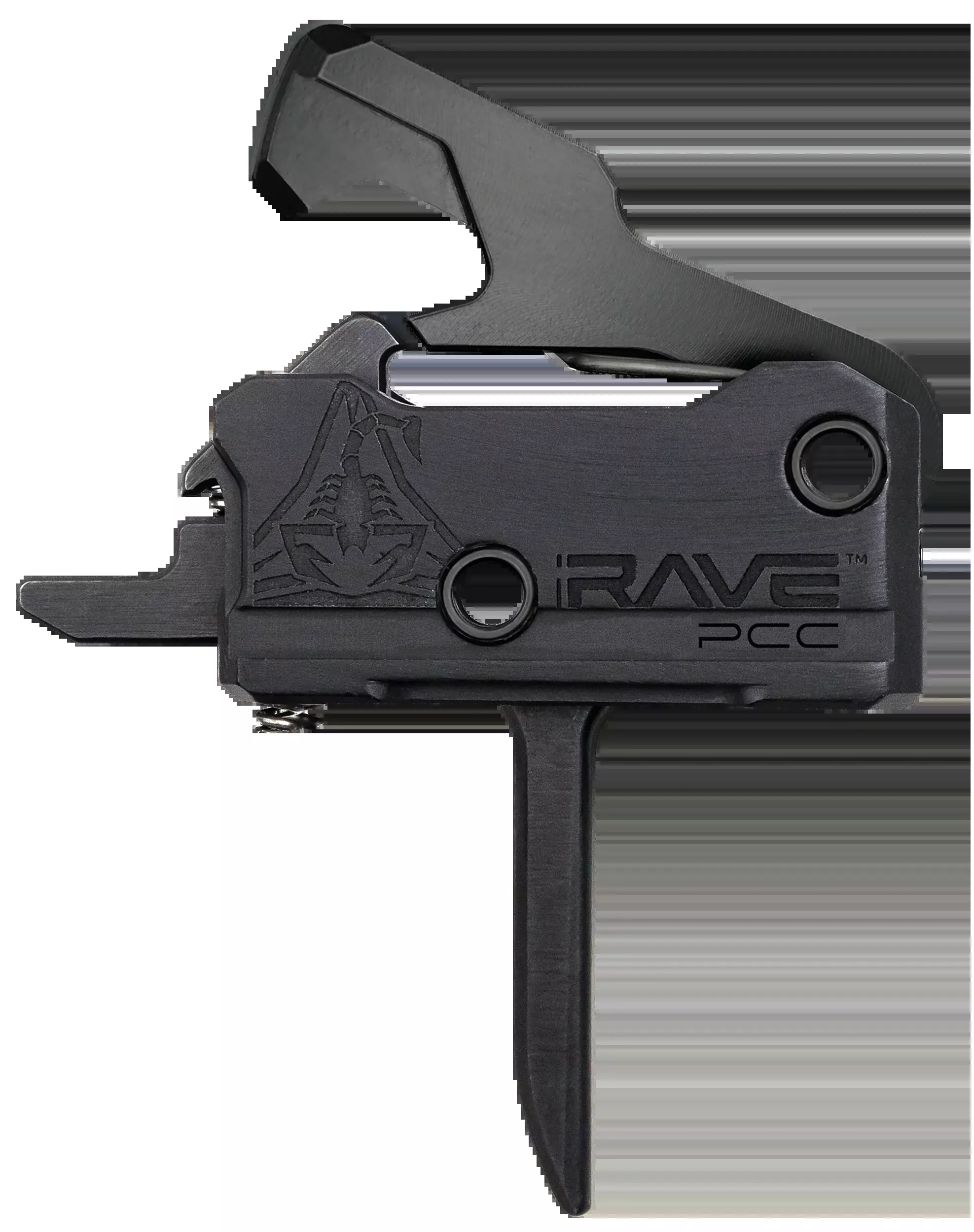 Rise Trigger Rave Pcc Flat - 3.5lb Ar-15 W/anti Walk Pins