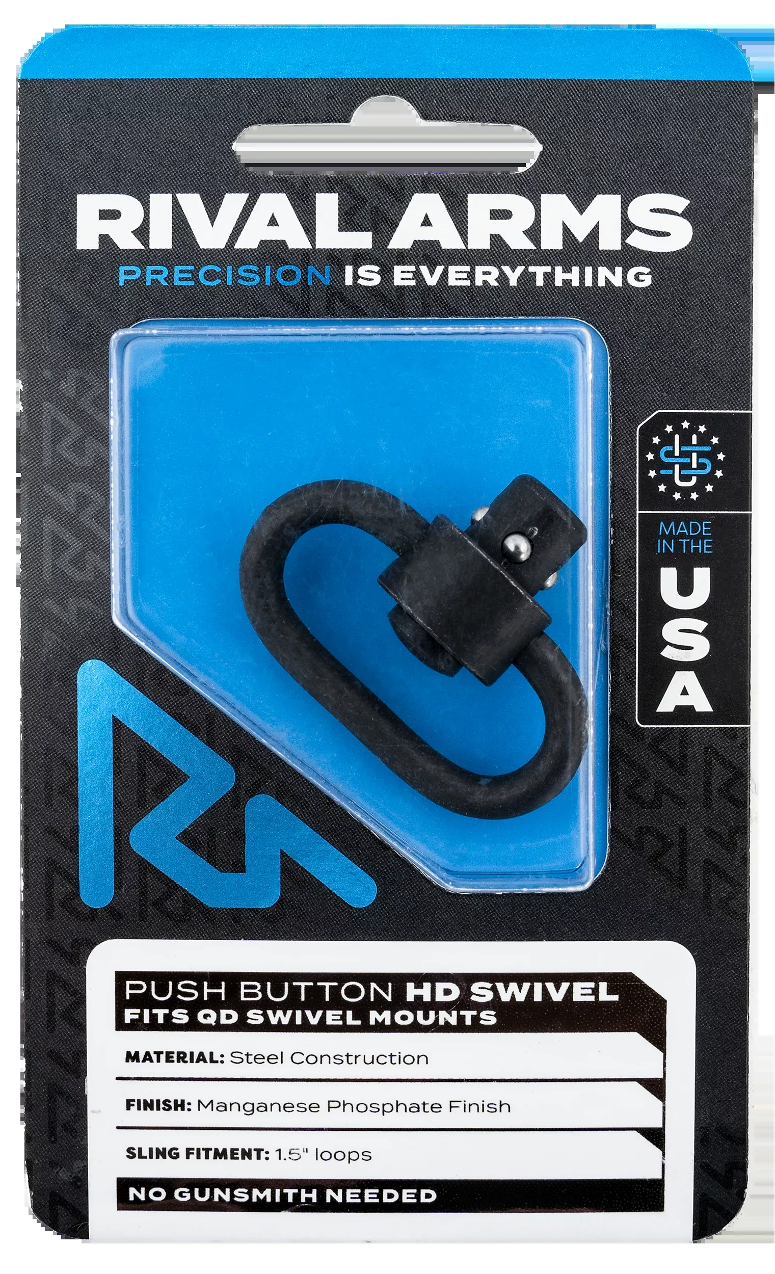 Rival Arms Hd Swivel, Rival Ra-ra92s1b Quick Detach Hd Swivel Single