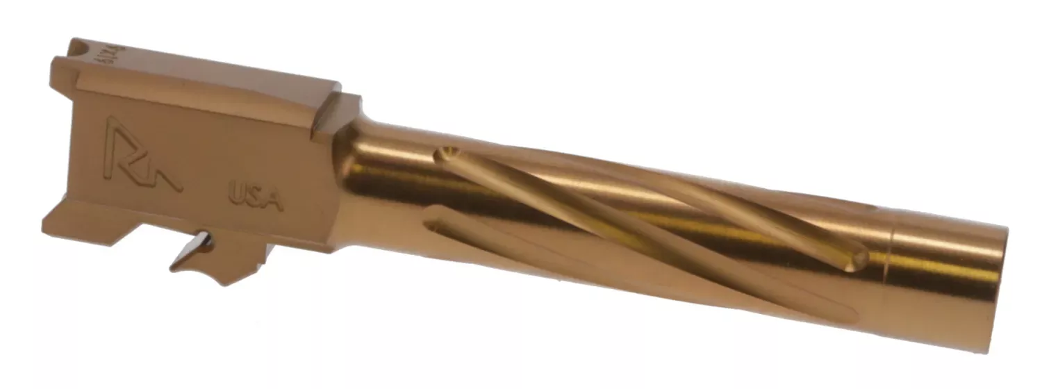 Rival Arms Precision V1 Drop-In Barrel 9mm Luger 4.25″ Bronze PVD S&W M&P (Except for M2.0)