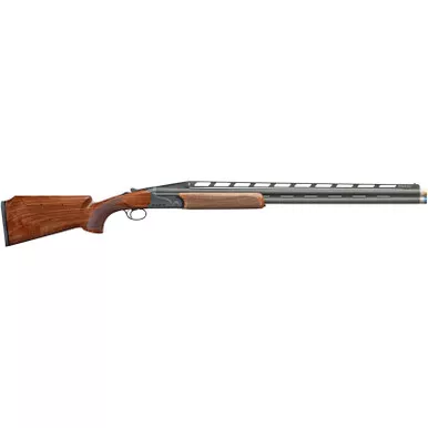 Rizzini USA 26011232 BR110 Sporter IPS Over/Under 12 Gauge 2rd 32" Chrome Lined XL Back Bored, Adj. Vent Rib, Matte Gray Barrel/Rec, Grade II Turkish Walnut Stock w/Adj Comb, 5 Ext. Chokes