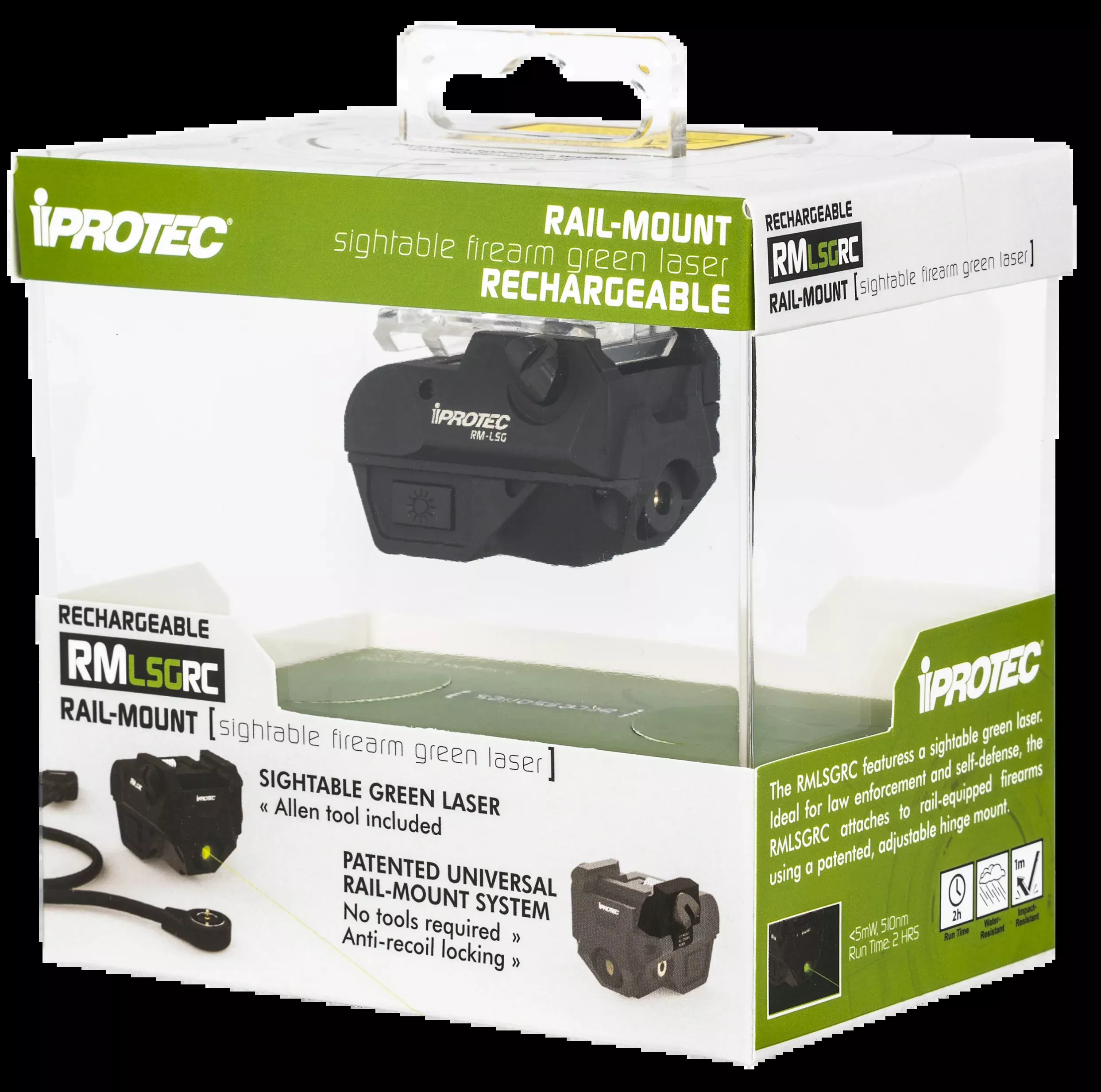 Rmlsg Rc Rail-mount Green Laser
