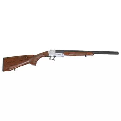 Rock Island TK105 Traditional Single Shot 20 Gauge with 20" Black Parkerized Barrel, 3" Chamber, 1rd Capacity, Silver Anodized Metal Finish & Woodgrain Finish Synthetic Stock Right Hand (Full Size)