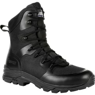 Rocky RKD0052 Code Blue 8'' Public Service Boots, Black