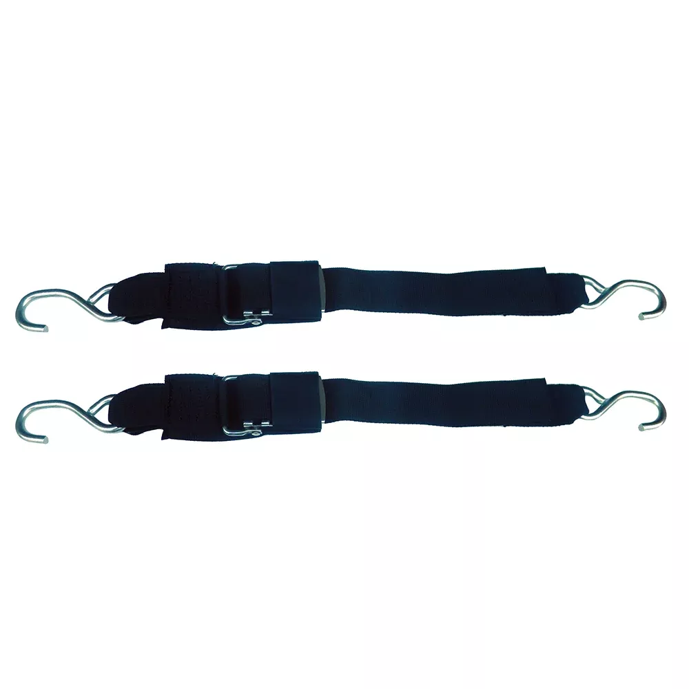 Rod Saver Stainless Steel Quick Release Transom Tie-Down – 2″ x 6′ – Pair