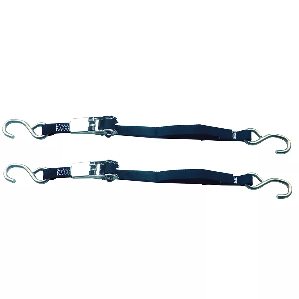 Rod Saver Stainless Steel Ratchet Tie-Down – 1″ x 3′ – Pair