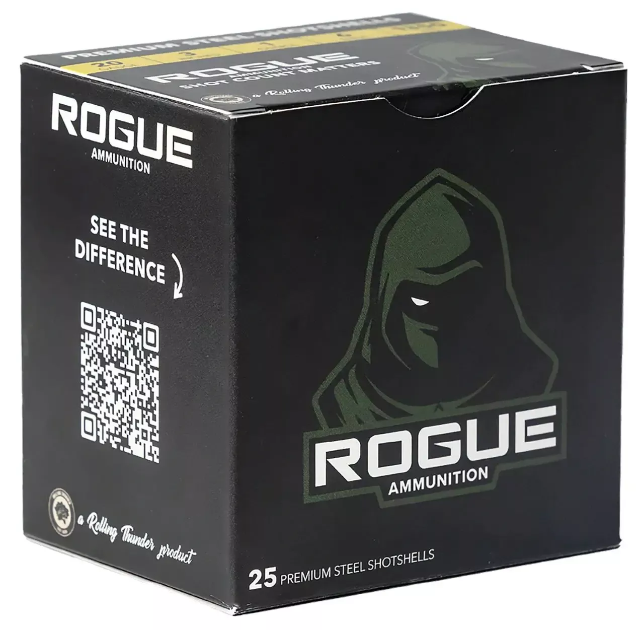 Rogue 20 Gauge Ammo 3" #6 Shot 25 Rounds RA-20-1-6S