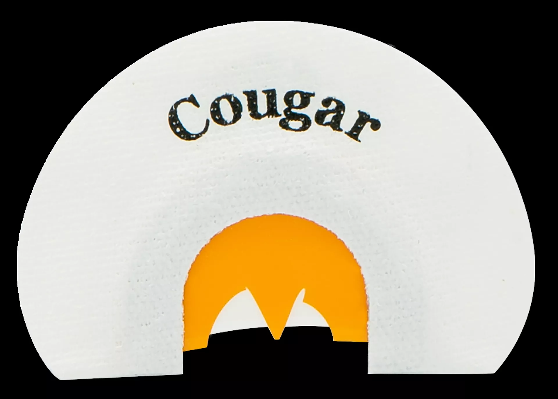 Rolling Thunder Game Call Cougar Diaphragm 3 Reed Bat Wing Cut Turkey White/Yellow TC004-COUG
