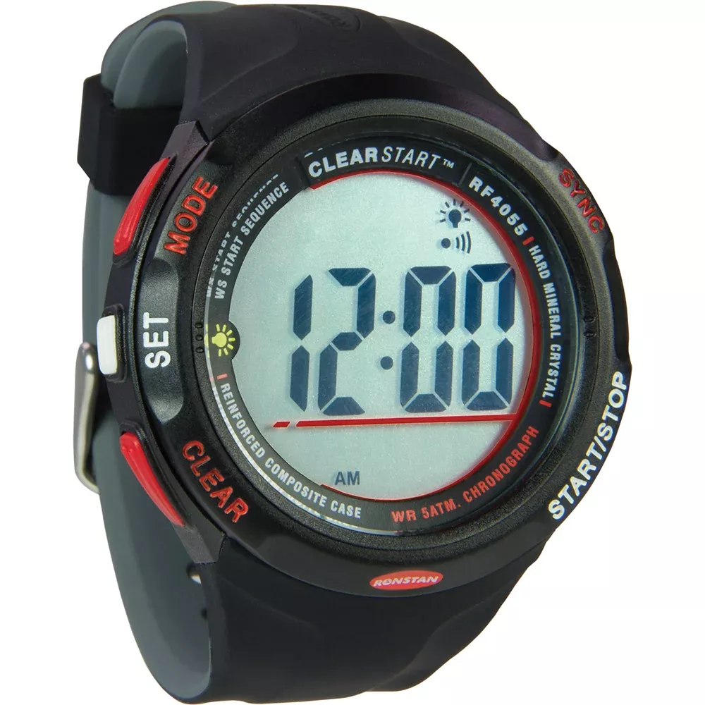 Ronstan RF4055 ClearStart™ 50mm Sailing Watch – Black/Grey