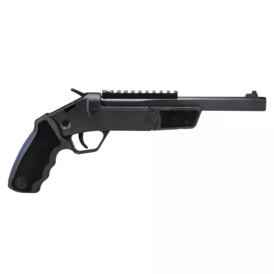 Rossi Brawler 45LC/410Ga Pistol 1 Rd 9" Rifled Barrel Fixed Front Sight Picatinny Rail Polymer Frame Cross Bolt Safety Single Action Black SSPB9-BK