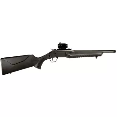 Rossi LWC300BBKRD LWC w/Optic 300 Blackout 1rd 16.50" Black Oxide Threaded Barrel, Black Picatinny Rail Steel Receiver, Black Fixed Synthetic Stock, Crimson Trace CTS103 Red Dot