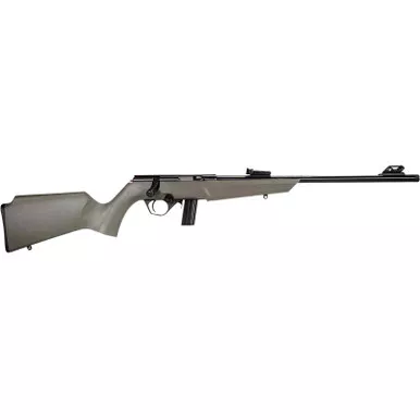 Rossi RB22 Compact 22 LR 10+1, 16" Matte Black Button Rifled Free Floating Steel Barrel, Matte Black Stainless Steel Receiver, Pink Monte Carlo Stock, Right Hand