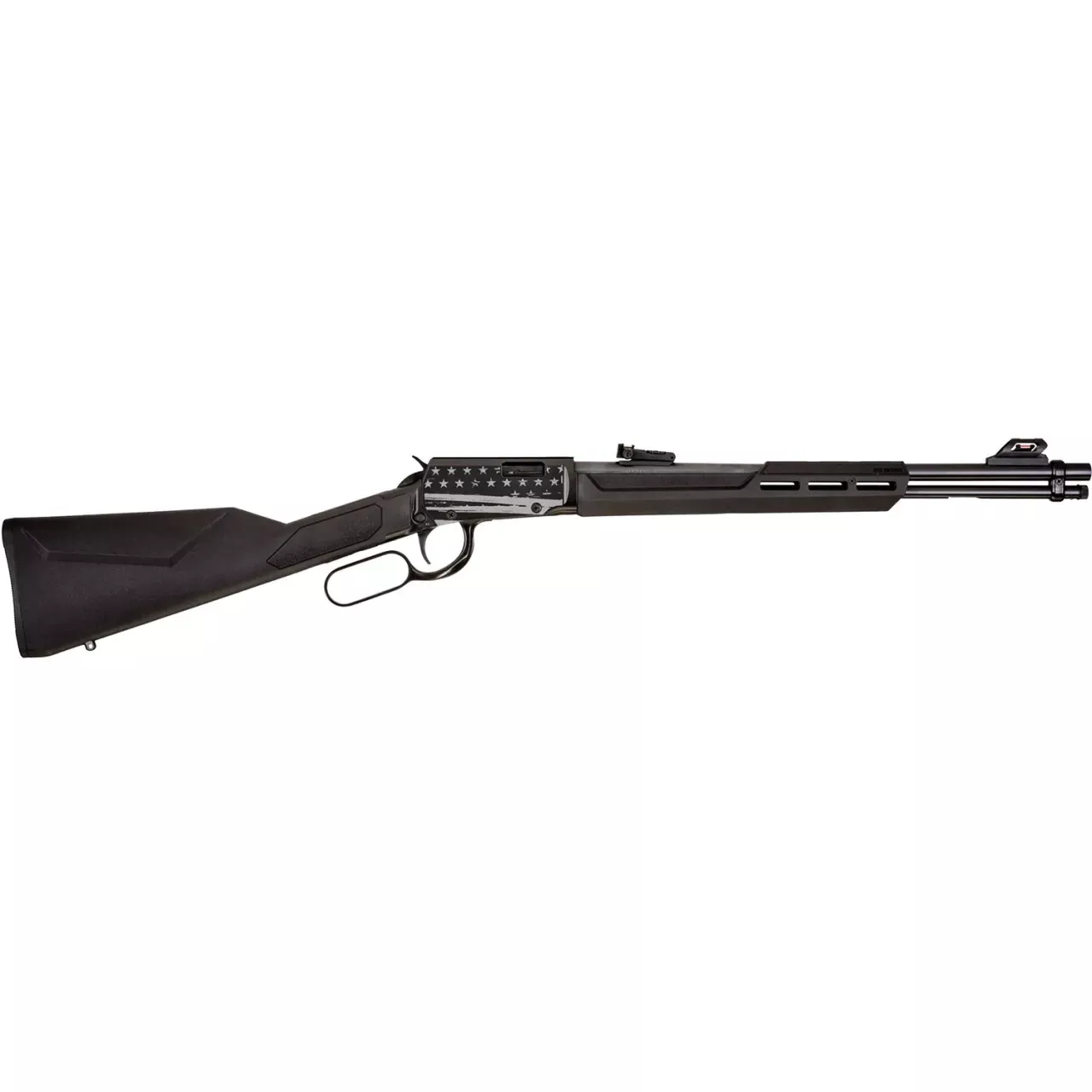 Rossi Rio Bravo US Flag 22 LR Rifle 18" Black RL22181SYEN21