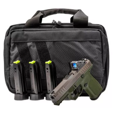 Rost Martin RM1C 9mm OD Green/Mojave Viridian Green Dot4" Barrel 5 Mags and Savior Bag