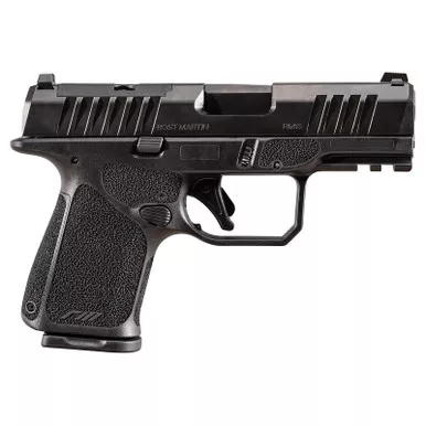 Rost Martin RM1SBLKOSP RM1C Sub-Compact Frame 9mm Luger 15+1 3.60" Black Match Grade Barrel, Black Tenifer Optic Ready/Serrated Steel Slide, Black Polymer Frame w/Picatinny Rail, Textured Grip
