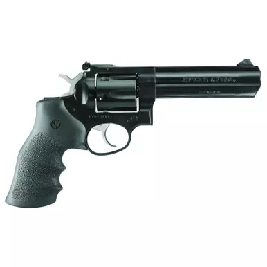Ruger 1756 GP100 Sports South Exclusive 357 Mag 6 Shot 5" Blued Full Lug Steel Barrel, Blued Cylinder Blued Steel Frame, Black Finger Grooved Rubber Grip, Transfer Bar Safety, Exposed Hammer
