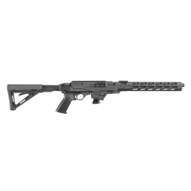 Ruger 19124 PC Carbine 9mm Luger 10+1 16.12" Threaded/Fluted Barrel, Type III Hard Coat Anodized Aluminum Alloy Receiver, Magpul 6 Position MOE Stock, M-LOK Accessory Slots, Optics Ready