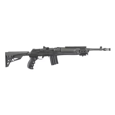 Ruger 5888 Mini-14 Tactical 5.56x45mm NATO 20+1 16.12" Threaded Barrel w/Flash Suppressor, Blued Alloy Steel, ATI Strikeforce 6 Position Stock, Includes Picatinny Rail, 2 Magazines, Scope Rings