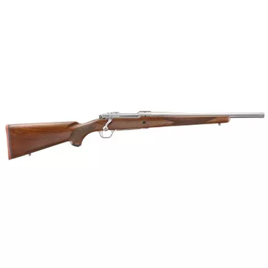 Ruger 67105 Hawkeye Hunter 6.5 Creedmoor 4+1 16.60" Satin Threaded Barrel, Satin Stainless Steel Receiver w/Integral Scope Mount, American Walnut Fixed Stock, Right Hand