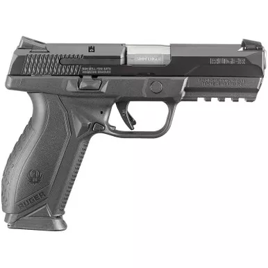 Ruger 8605 American Pro Duty Frame 9mm Luger 17+1 4.20" Stainless Steel Barrel, Black Nitride Serrated Stainless Steel Slide, Black Polymer Frame w/Picatinny Rail, Textured Wraparound Grip, Right Hand