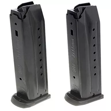 Ruger 90449 SR9C Value Pack 17rd Magazine Fits Ruger SR/SRc/9E 9mm Luger Blued 2 Pack