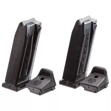 Ruger 90686 Security-9 Value Pack 10rd 9mm Luger Black Oxide Steel 2 Per Pack